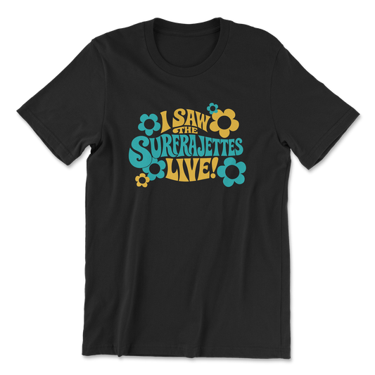 The Surfrajettes "Party with The Surfrajettes LIVE!" T PRE-ORDER