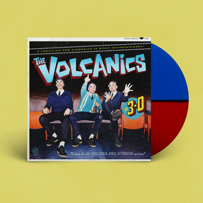 The Volcanics "In 3-D" LP [Indie-Exclusive Red/Cyan with Foil Stamped Jacket]