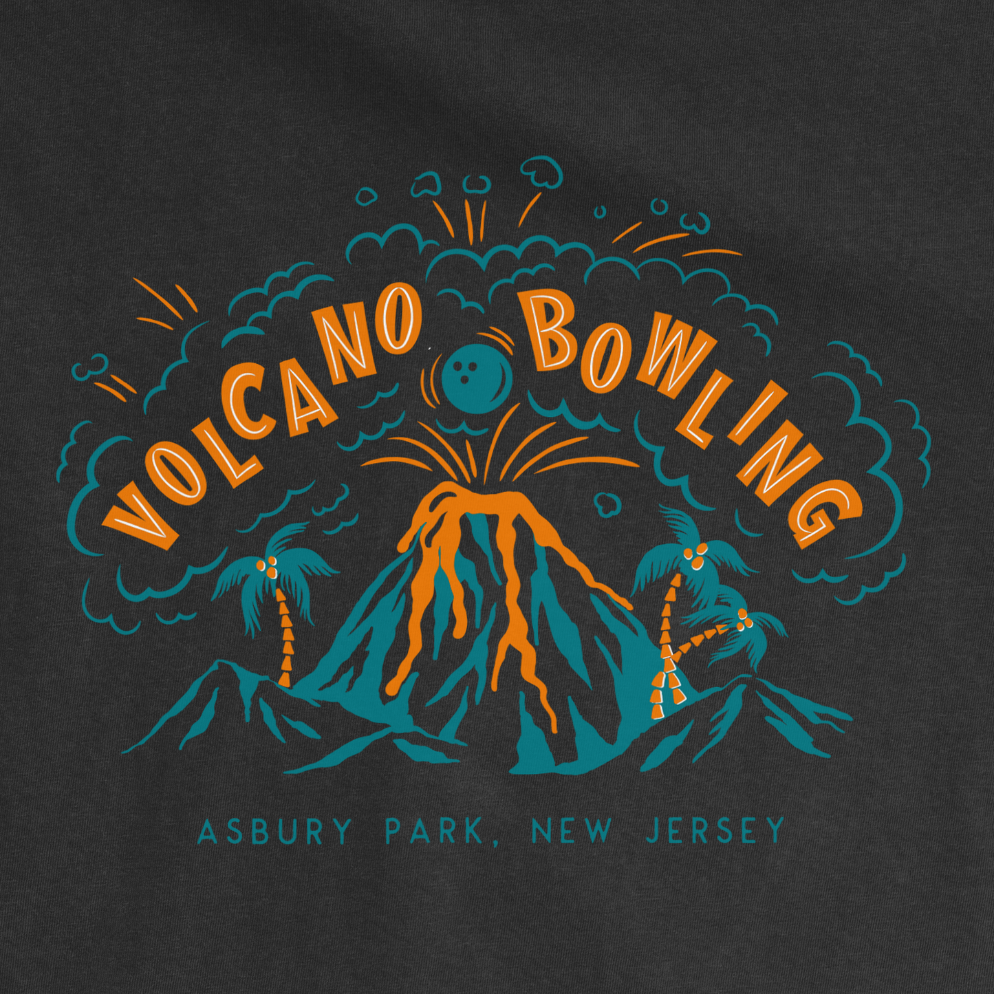 Washed Ashore! "Volcano Bowling" T