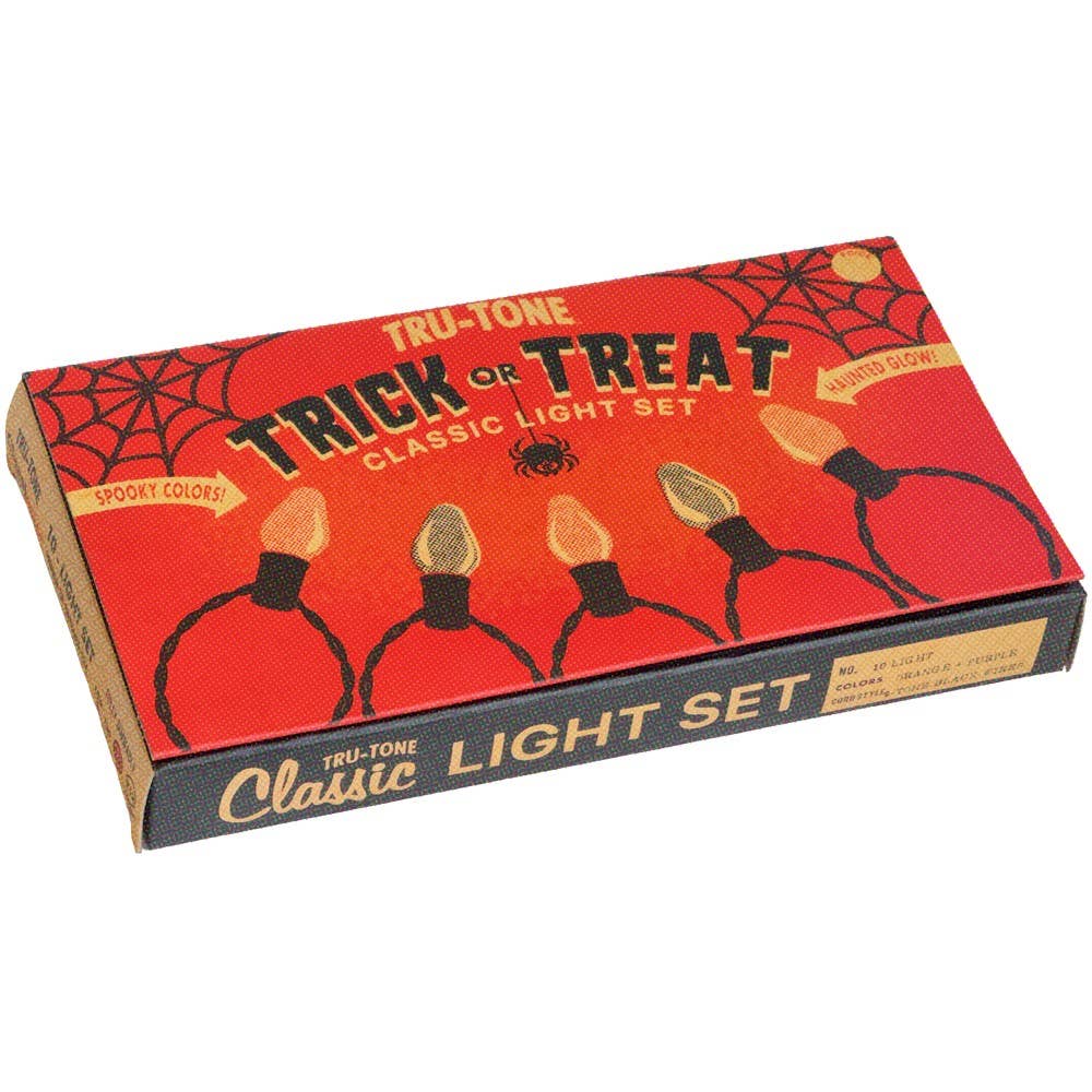 Tru-Tone Vintage Style Halloween C7 LED 10-Light Set [Trick or Treat]