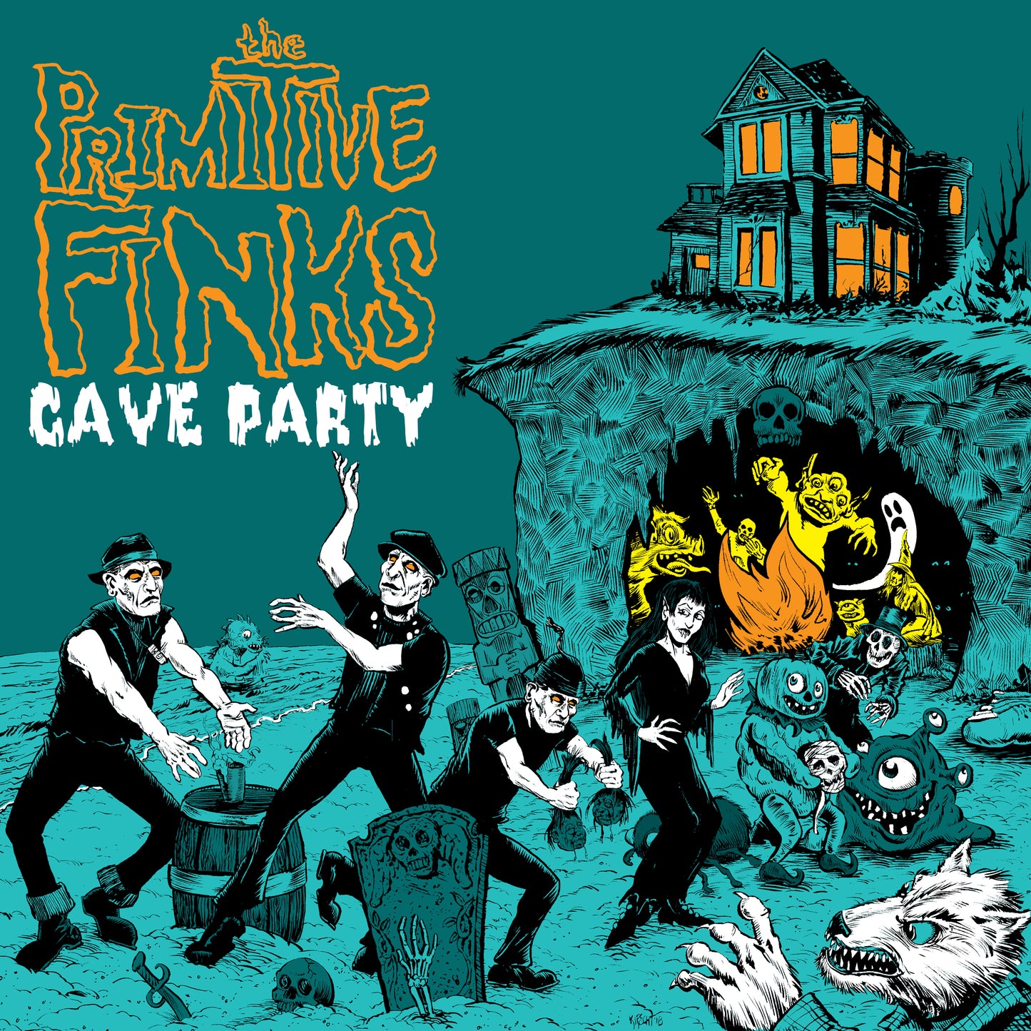 The Primitive Finks "Cave Party" LP