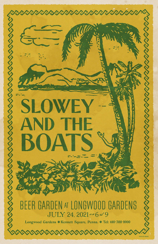 Slowey and The Boats Longwood Gardens Print