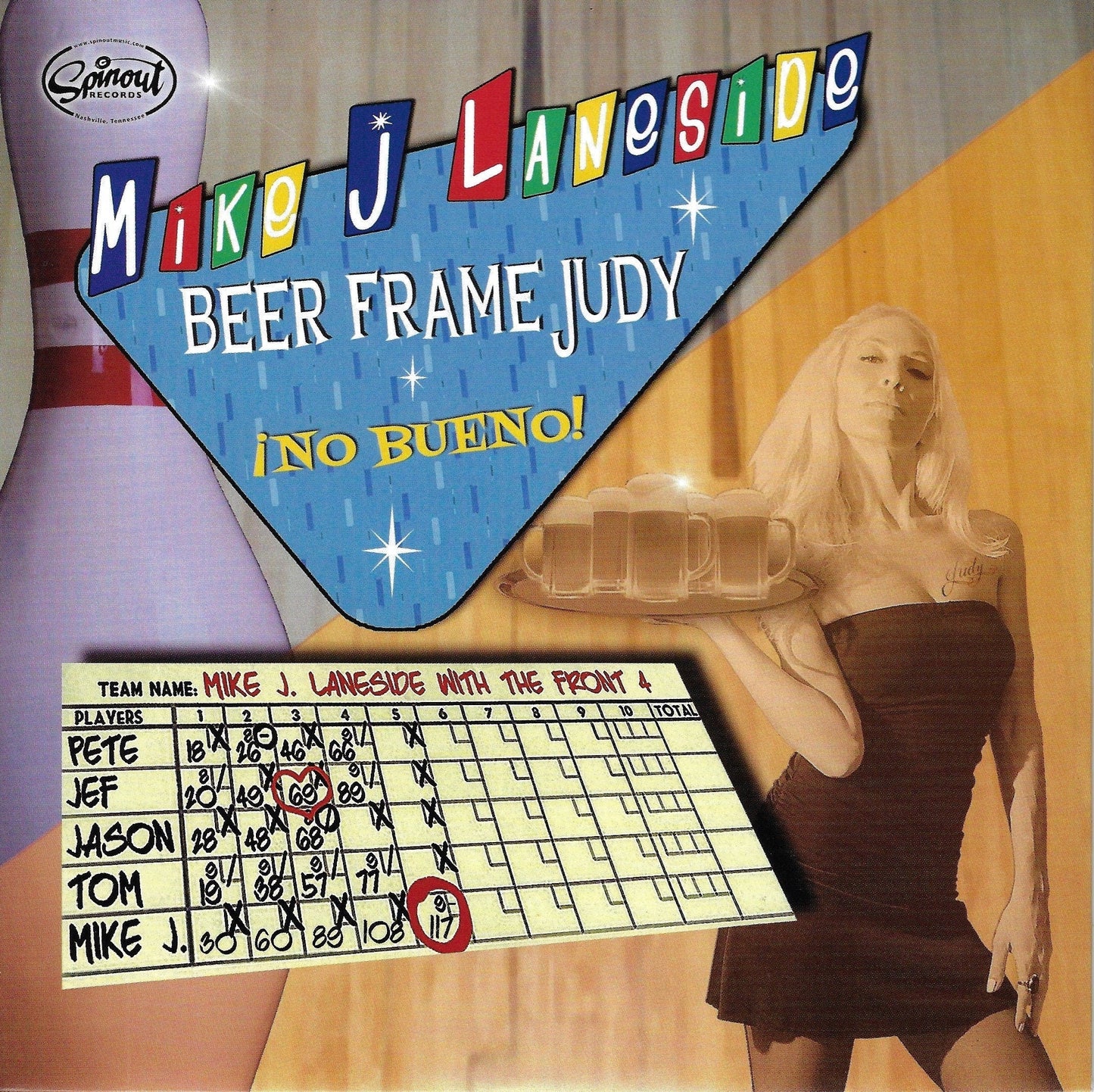 Mike J Laneside "Beer Frame Judy" Single